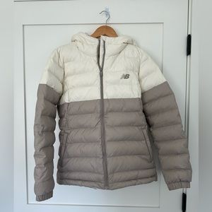 New Balance Color block Down Jacket with Hood | Size S